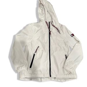 Tommy Hilfiger white windbreaker size Small